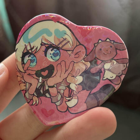 Kimmy in Love Button